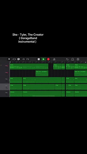 GarageBand Instrumental of 'She' by Tyler, The Creator