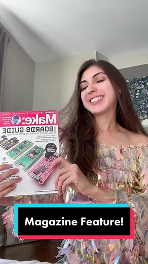 My website is in Make: Magazine! Come learn to build robots with me! #programming #robotics #girlswhocode #womeninstem