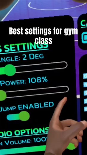 Best setting on gym class #foryou #gymclassvr #vr