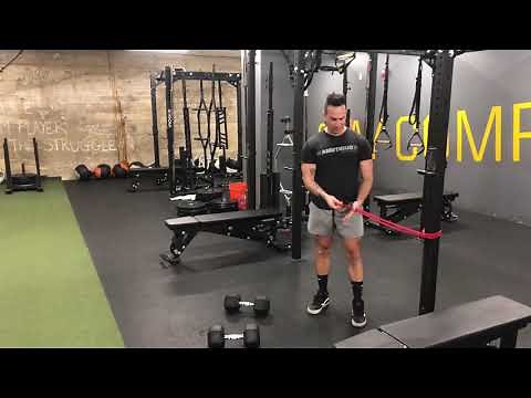 Romanian Deadlift with Attached Resistance Band