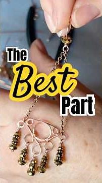 Wire-Wrapped Chandelier Earrings Tutorial - Relaxing Jewelry Making Video