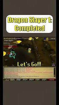 Dragon Slayer I Quest Complete! #osrs #oldschoolrunescape