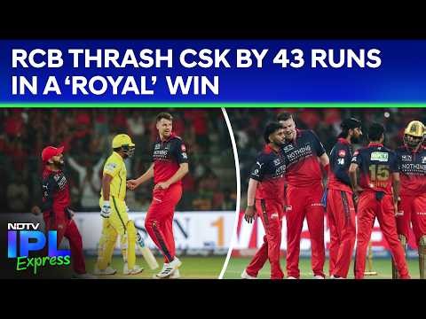 IPL 2026 CSK Vs RCB Highlights | RCB Outplay CSK For 2nd Win On Trot, Chennai Suffer 3rd Loss