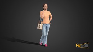 Asian Woman Scan_Posed 66 30k poly - Buy Royalty Free 3D model by ME.RROR Studio (@merror)