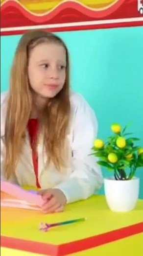 Nastya and papa sleeping at farm sheep