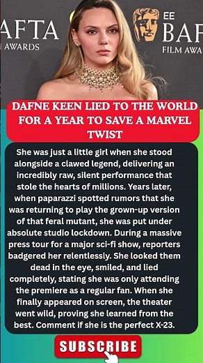 DAFNE KEEN LIED TO THE WORLD 🤫❌ #dafnekeen #wolverine #marvel