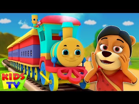 Rail Gaadi, रेल गाड़ी, Train Song, Hindi Poem and Kids Rhymes