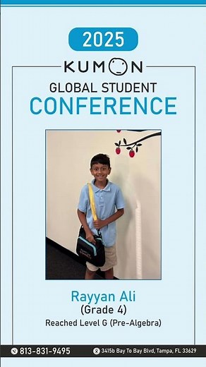 🎓 Kumon Global Student Conference 2025 | Celebrating Our Bright Stars! 🌟