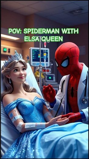 Queen Elsa in Hospital 👑 Dr. Spiderman Evolution