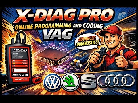 ONLINE PROGRAMMING AND CODING MODULE VAG VOLKSWAGEN GOLF 7 LAUNCH XDIAG PRO X431 THINKDIAG 2 OBD2