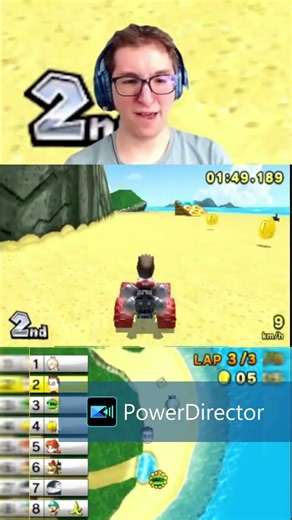 AaronTSGamer #shorts #youtubeshorts - Weird Blue Shell Moment