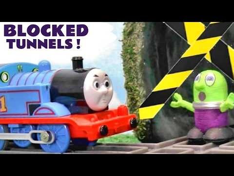 Thomas the train blocked Tunnel Mystery Stories