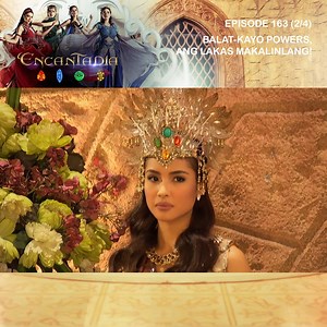 Encantadia 2016: Episode 163 (Part 2 of 4) https://bit.ly/Encantadia2016FullEpisodes 'Encantadia' revolves around the story of four kingdoms: Lireo, Sapiro, Hathoria, and Adamya. The queen of Lireo, Minea, had to choose among her daughters, Sang'gre Amihan, Sang'gre Pirena, Sang'gre Danaya, and Sang'gre Alena, to be her successor and each will keep one of the powerful gemstones of water, earth, fire, and air that maintain the balance in the world of Encantadia. After testing the capabilities of 