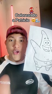 COLOREANDO A PATRICIO CON LUCES LED 😱🚦 #bobesponja | Moises Gomez