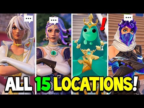 Fortnite ALL 15 Boss NPC's Locations in Fortnite Chapter 5 Season 2!