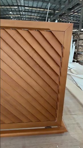 Custom Square Wooden Plantation Shutters｜Multiple Materials Available #plantationshutters