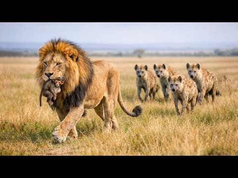 King of the Jungle Saves Baby Monkey | Emotional Wildlife Story 🦁🐒 #WildlifeLove #BabyMonkey