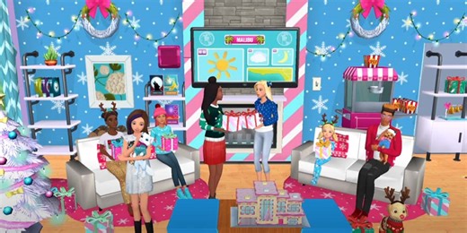 Barbie Dreamhouse Adventures invites players to gear up in winter gear in the latest holiday update