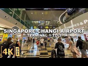 The Ultimate Guide to Terminals 1, 2, & 3 of Singapore Changi Airport! | Best Skytrain Connectivity