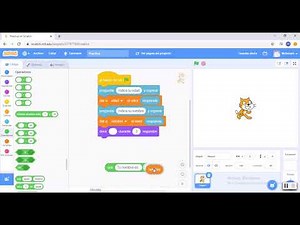 Uso de variables, mostrar información y pedir información en Scratch