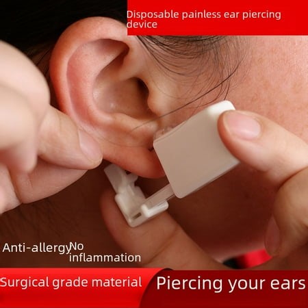 Disposable ear piercing device second generation ear piercing gun adult children safety ear piercing ear piercing ear nail gun - Walmart.ca