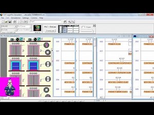 simulación de un elevador en logixpro