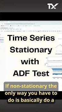 ADF Test & Differencing Explained: Make Your Time Series Stationary