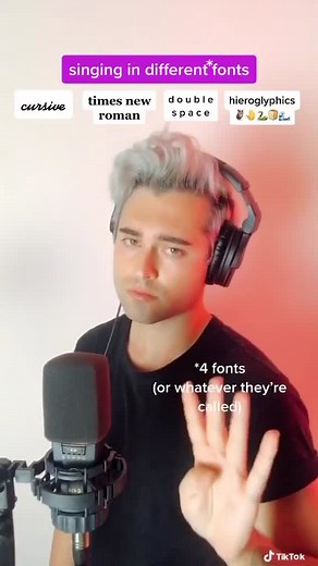 Blond Cursive Singing Fun