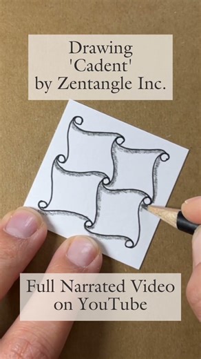 Draw Cadent with Me - Zentangle