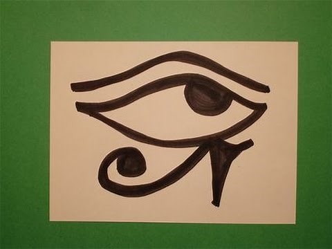 Let's Draw the Egyptian Eye of Horus!
