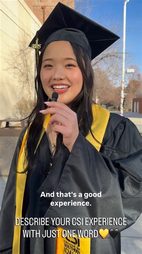 College of Southern Idaho (CSI) | One word for our Eagle grads: Golden 🤩🎓 | Instagram