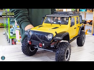 Giant RC Jeep 1/8 scale Crawler Absima Yucatan CR1.8 4WD | Unboxing