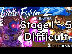 LF2 Remastered Full Gameplay Walkthrough｜Stage 1~5 (Difficult)