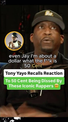Tony Yayo Recalls Reaction To 50 Cent Being Dissed These Iconic Rapper 🤯