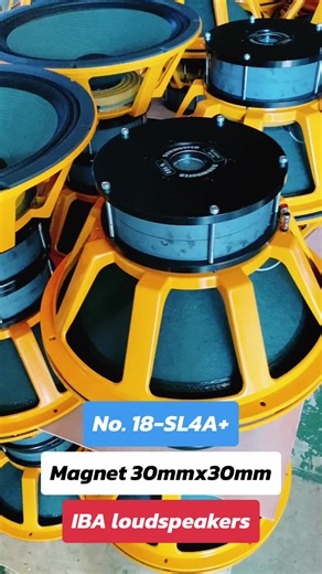 #Low No.18-SL4A Voicecoil 99.5mm 1500W #Magnet 30mmx30mm #IBA_loudspeakers