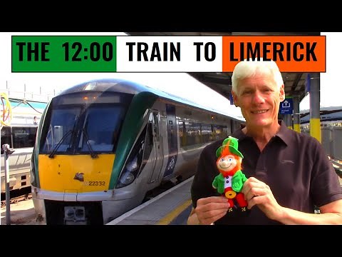 DUBLIN TO LIMERICK (my first time). The midday train to Limerick Colbert.