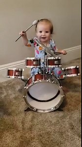 M SANMERSEN Toddler Drum Kit Kids Toy Jazz Drum Set 5 Drums with Stool Mini Band Rock Set Musical Instruments Toy Birthday Gift for Beginners Boys Girls, Red