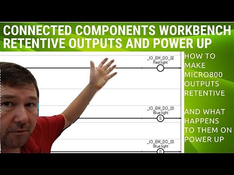 Micro800 Make Outputs Retentive and How Power up Affects
