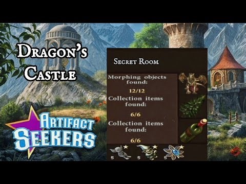 Artifact Seekers 13 Secret Room, Morphing Objects, Collection Items and Mini Game Tokens