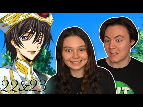 ALL HAIL LELOUCH!!!!! 👑 Code Geass R2 Episode 22 & 23 Reaction!!!