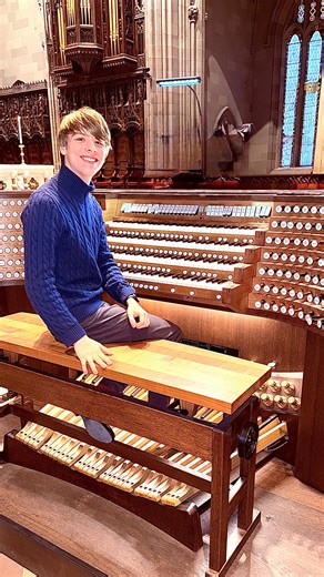 Brody Bett on Instagram: "On my 16th birthday this past Sunday I had the honor of playing the prelude and postlude at @trinitychurchnyc It was a big honor and I am so thankful for the opportunity. A huge thanks to my incredible friend @doctorchriss92 and Melissa for allowing me this wonderful opportunity. My friend @manueljrosalesorgans @4_manuelorgan did such an incredible job on this majestic pipe organ. This is not what I played for the church service but wanted to post this clip because it s