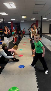 A game we play with the kids in our Ninja Warrior class. I yell and they have to respond to the command. Push-up, sit-up, stand up, or I say DOT and they have to steal the dot from their parter. You can mix up all the commands and tailor it to whatever lesson you want them to work on. You can even teach kids their numbers with this! Yell numbers out and they have to point to them on a sheet with a partner. Keep kids healthy and active. - Keep Moving Forward #morthwestindiana | James O'Connor Mar