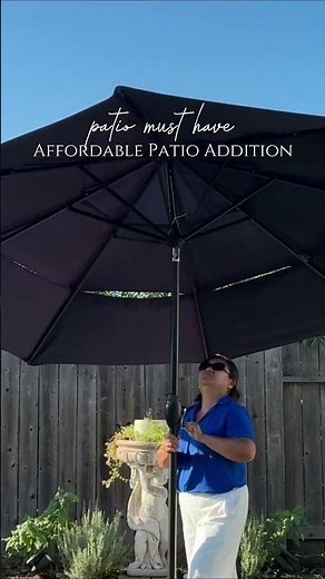Patio Makeover | This Patio Umbrella Changes Everything!