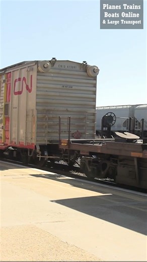 #shorts CN Z148 Intermodal Autorack Train CN 3868 & CN 3161 Locomotives Sarnia Ontario