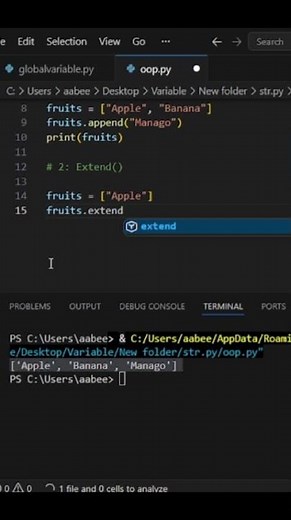 Python extend() Method – Add MULTIPLE Items to a List! 😱
