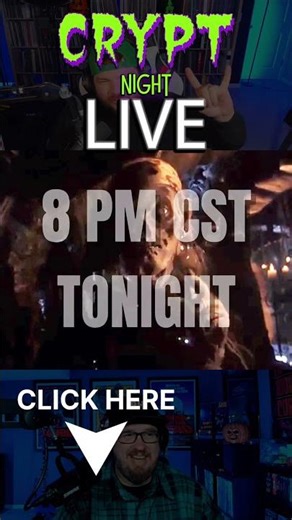 🔴 CRYPT NIGHT LIVE Tonight!! | CLICK LINKED Video #horrorlivestream