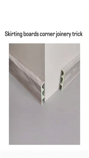 Stonky funny on Instagram: "The post features a video tutorial on creating a coped joint for inside-corner skirting boards (baseboards), where one board is cut to match the profile of the other using a coping saw, ensuring a tight, gap-free fit without specialized tools like a miter saw. This traditional woodworking method, supported by carpentry guides like those from Fine Homebuilding, excels in irregular walls but draws criticism in replies for unnecessary complexity compared to simple 45-deg