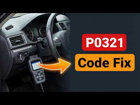 How To Fix P0321 Code - Engine Speed Input Circuit Range Performance - Crankshaft Sensor