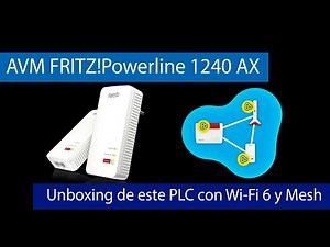Conoce los PLC Powerline AVM FRITZ!Powerline 1240 AX con Wi-Fi 6 y dos puertos Gigabit Ethernet LAN