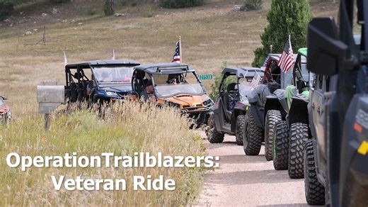 Twice a year, for the last 4 years, several Black Hills veteran groups, the South Dakota ATV Association, the Off-Road Riders Association of the Black Hills, the City of Box Elder, and the Disabled American Veterans have come together to give back to the residents of the South Dakota State Veterans Home in Hot Springs. Through Operation Trailblazers, volunteers bring side-by-sides and ATVs to take veterans from the home out for a day of riding in the Black Hills, exploring both public and privat